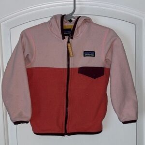 Patagonia Micro D snap T Fleece Hoodie jacket 2T